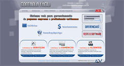 Desktop Screenshot of controlafacil.com.br